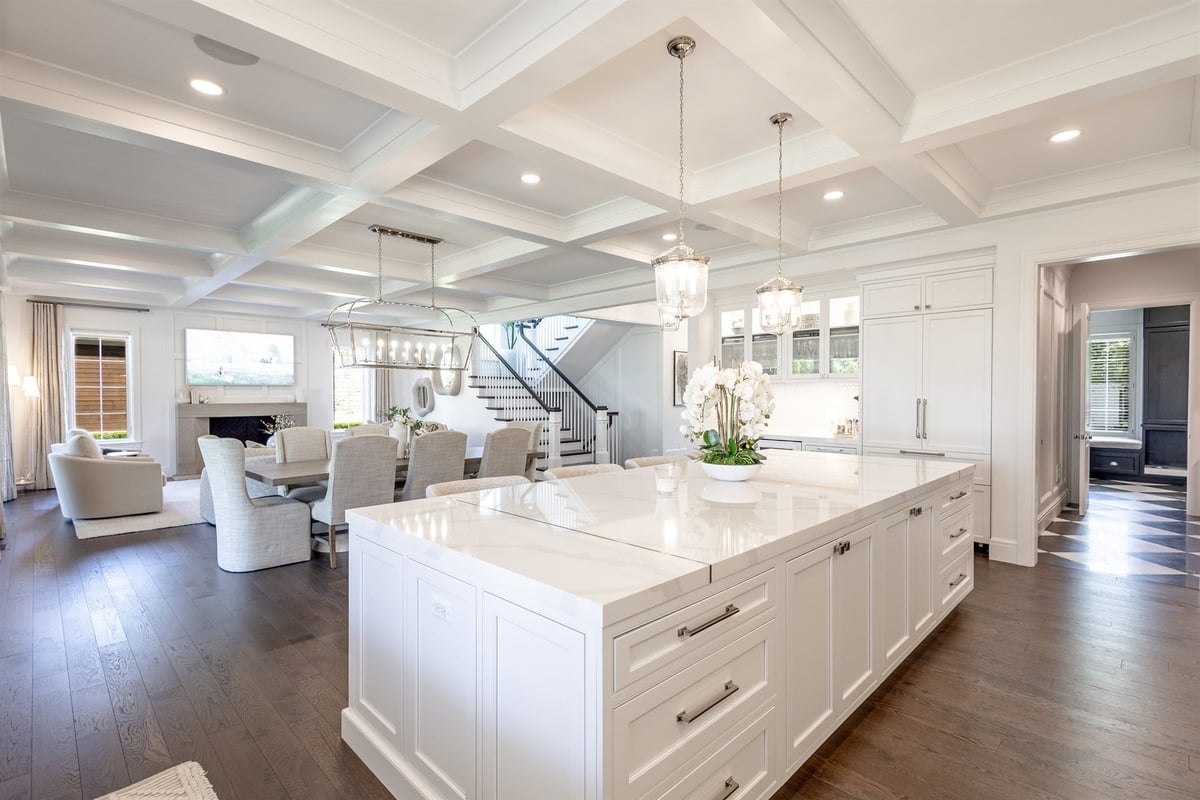 open-kitchen-and-great-room-with-a-white-island-and-coffered-ceiling-southeast-mi-optimized