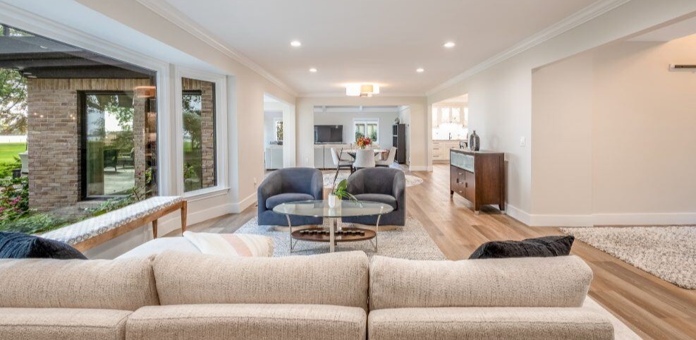 living room renovation in michigan