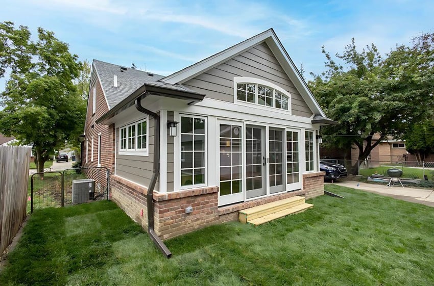 home addition in michigan exterior shot