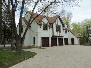 Bloomfield French country garage 