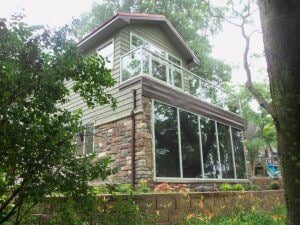 Brooklyn cottage after rebuild