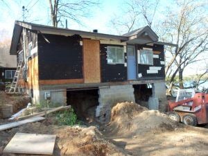 Brooklyn cottage before rebuild