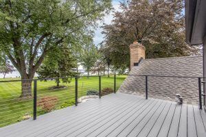 Grosse Ile balcony and railing