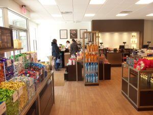 Outlet Mall chocolatier interior buildout