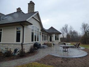 Salem brick paver patio