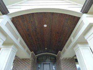 Salem custom home barrel vault